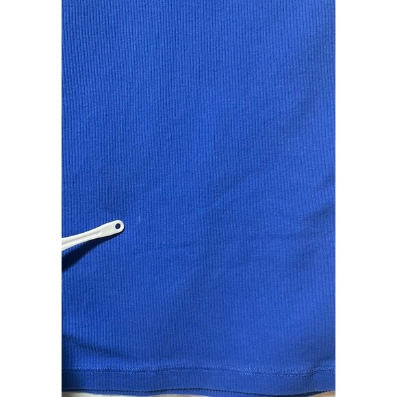 A&F Blue Ribbed Racerback Tank Top Medium Y2K Size M - Picture 7 of 8